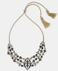 Marchesa Stone Layered Statement Necklace, 16"
