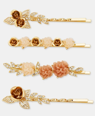 Lonna & Lilly Flower Bobby Pins, 4-Piece Set