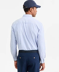 Club Room Men's Harry Striped Long-Sleeve Oxford Shirt, Macy's Exclusive