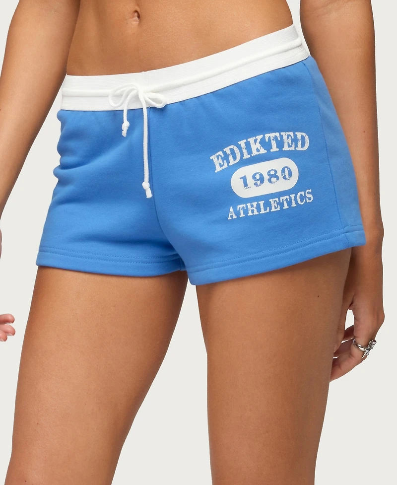 Edikted Women's Athlete Contrast Micro Shorts
