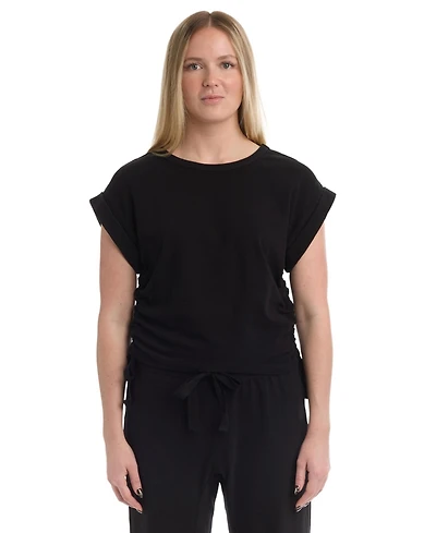 Wilt Women's Round Neck Side Drawstrings Tee