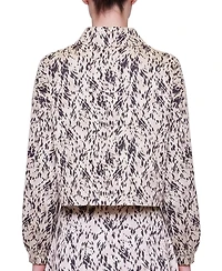 Pcfg Women's The Party Edit Satin Cropped Bomber Jacket
