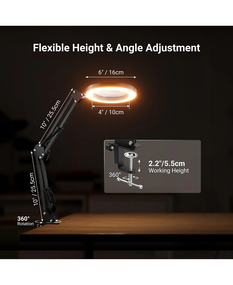 Neewer N19 Ring Light with CRI80, Bi Color, 10X