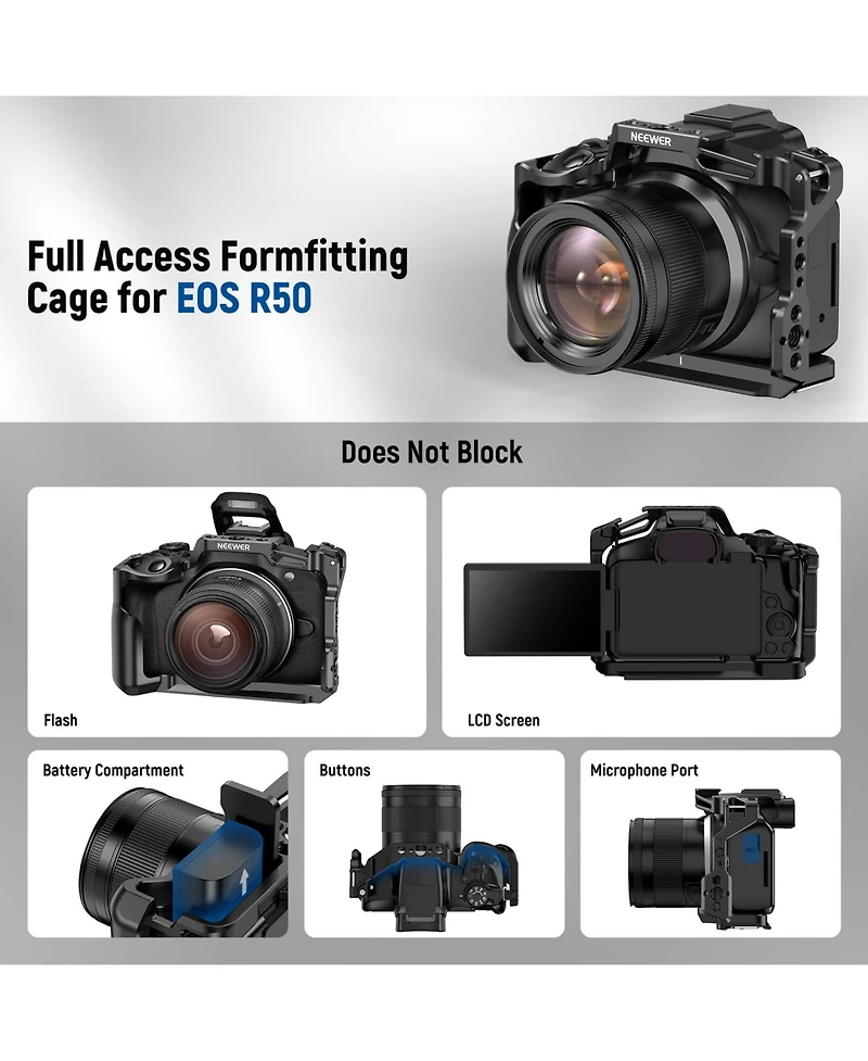 Neewer CA031 Camera Mounting Accessory for Canon Eos R50