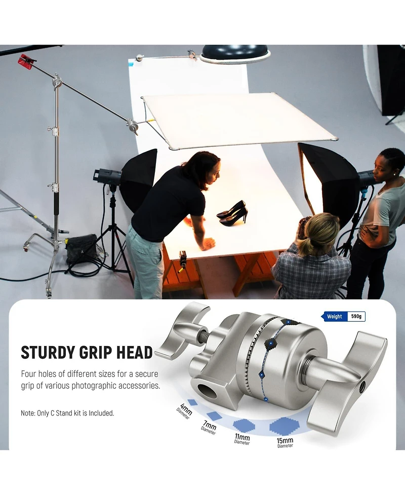 Neewer SC186W Photography Light Stand with 186cm, 83cm