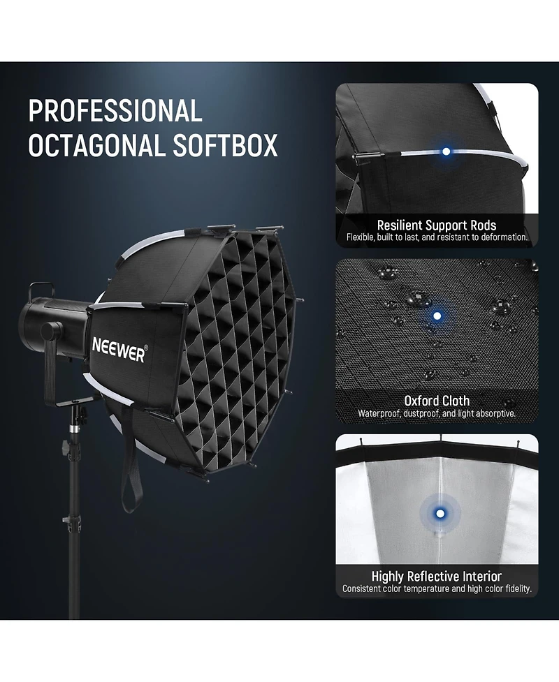 Neewer NS45P Softbox for Aputure 120d Godox SL60w