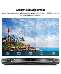 Neewer ND2-32 Camera Lens Accessory with ND2-32 for select iPhone and Android mobile devices