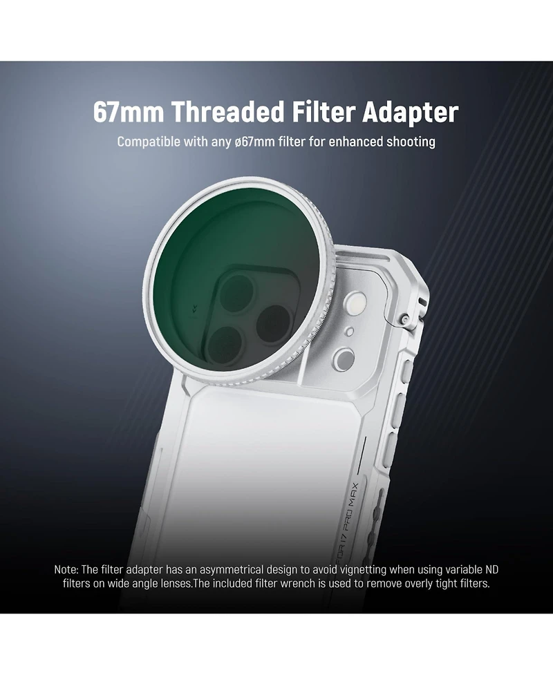 Neewer PA144 Camera Mounting Accessory with 4X for select iPhone models