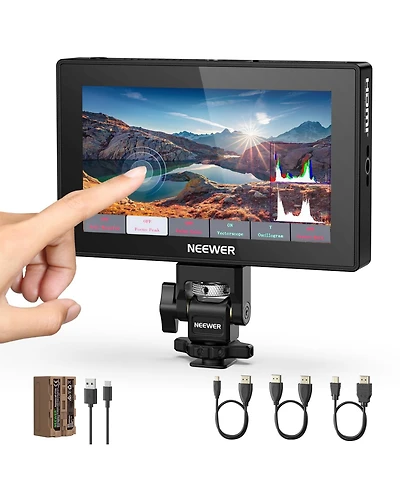 Neewer F750 Camera Battery and Charging Accessory with 5200mAh, Type C