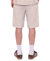 Pcfg Men's Daydreamers Linen Look Stitch Detail Shorts