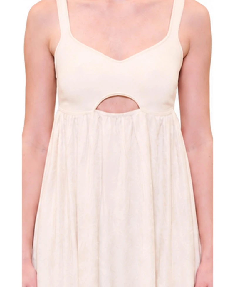 Pcfg Women's Daydreamers Strappy Maxi Dress With Knit Top