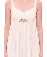 Pcfg Women's Daydreamers Strappy Maxi Dress With Knit Top