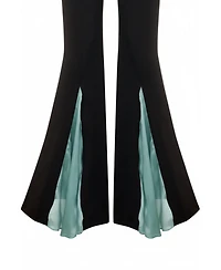 Pcfg Women's The Party Edit Contrast Chiffon Detail Pants