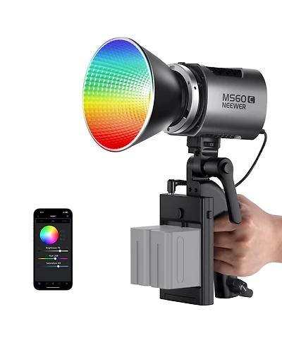 Neewer MS60C Led Video Light with 65W, 8300lux, 2700K-6500K