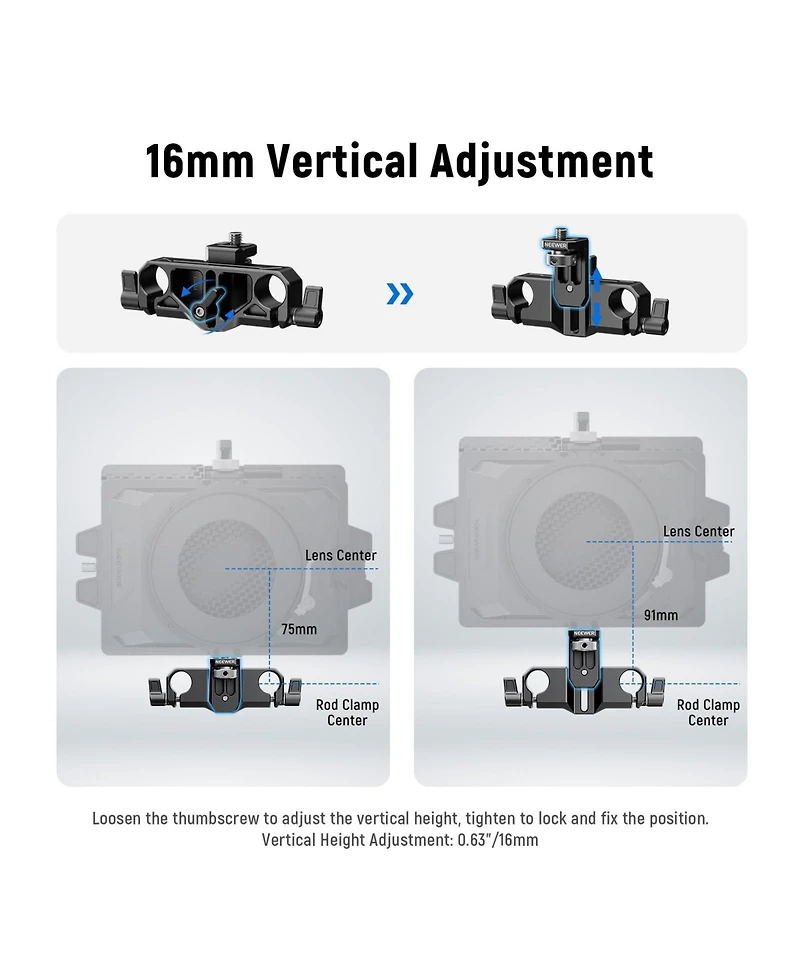 Neewer PG013 Camera and Photo Accessory for SmallRig Neewer Mini Matte Boxes