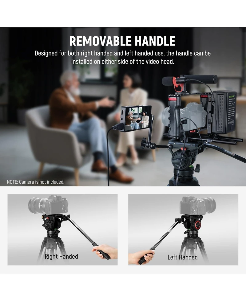 Neewer TP73 Camera Tripod with 13.2 lb for Dji Gimbals Manfrotto Qr Plates