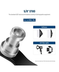 Neewer TS007 Ring Light with 4.4lb, 2kg