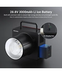 Neewer Nb-Q6 Camera Battery and Charging Accessory with 3000mAh, 600Ws, Ttl