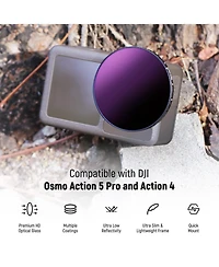 Neewer ND8-32 Camera Lens Accessory with ND8-32 for select Dji Osmo Action models