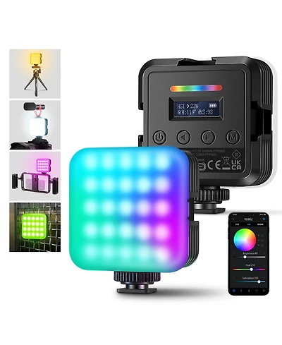 Neewer RGB62 Led Video Light with 2000mAh, 2500K-8500K, CRI97