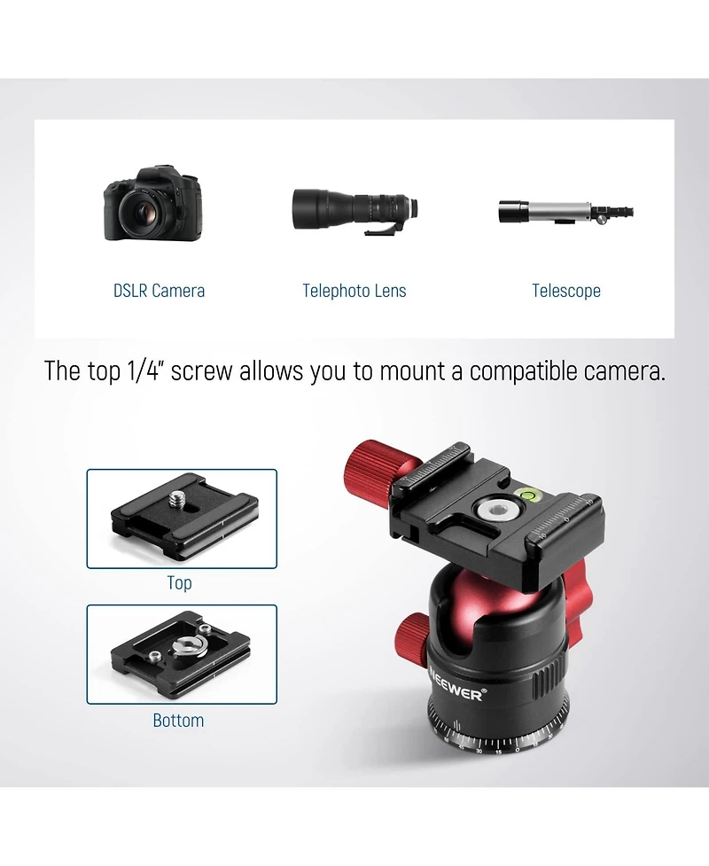 Neewer GM28 Camera Tripod with 5kg, 11lb