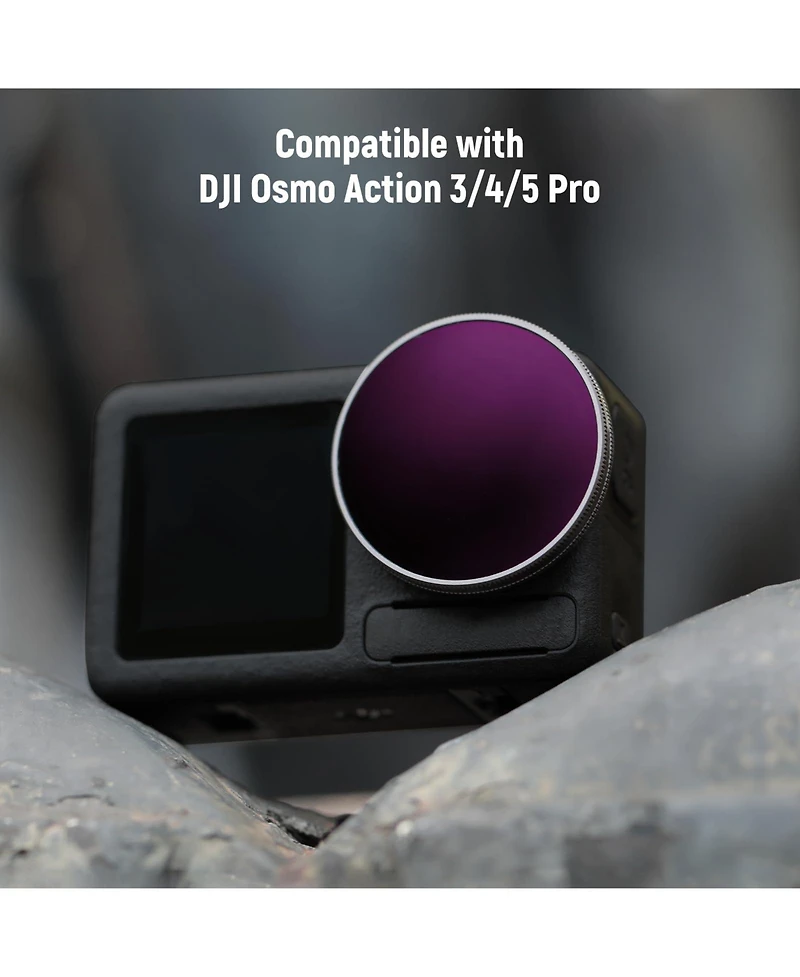 Neewer ND8 Camera Lens Accessory with ND8, ND16, ND32 for select Dji Osmo Action models