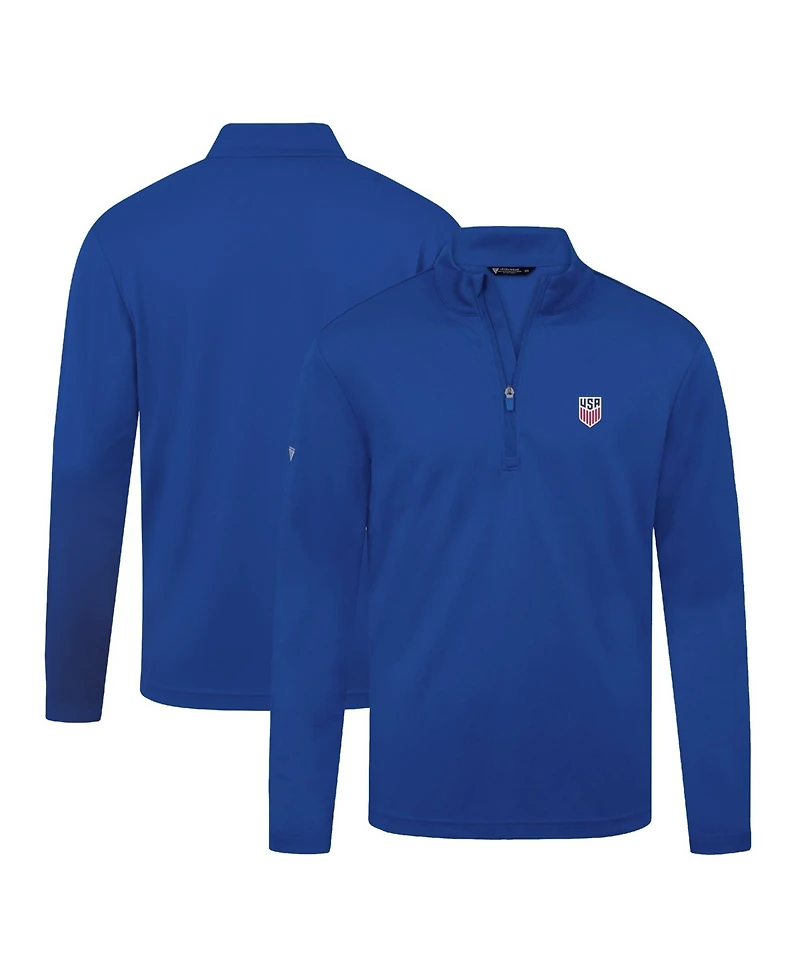 LevelWear Men's Royal Usmnt Heron Quarter-Zip Pullover Sweatshirt
