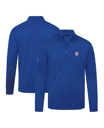 LevelWear Men's Royal Usmnt Heron Quarter-Zip Pullover Sweatshirt