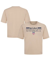 LevelWear Men's Khaki Usmnt Vanguard Luxe Signature T-Shirt