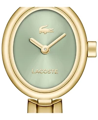 Lacoste Women's Quartz Suzanne Gold-Tone Stainless Steel Bangle Bracelet Watch 18.5mm