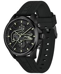 Lacoste Men's Quartz Arthor Silicone Strap Watch 43mm