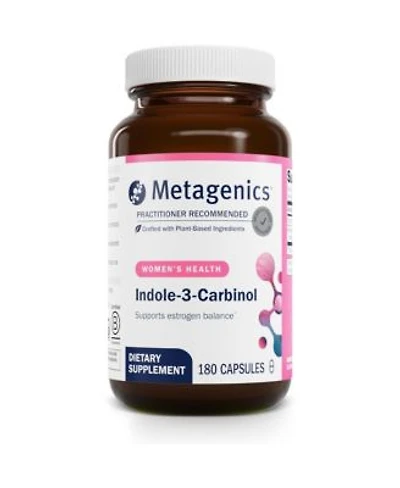 Metagenics Meta Indole 3 Carbinol Supplement Supports Estrogen Hormone Balance Antioxidant Liver Health Non Gmo Gluten Free 180 Capsules
