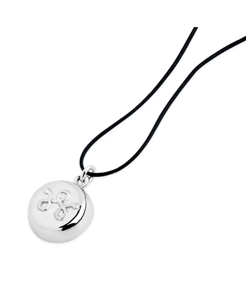 InvisaWear Silver Leather Necklace