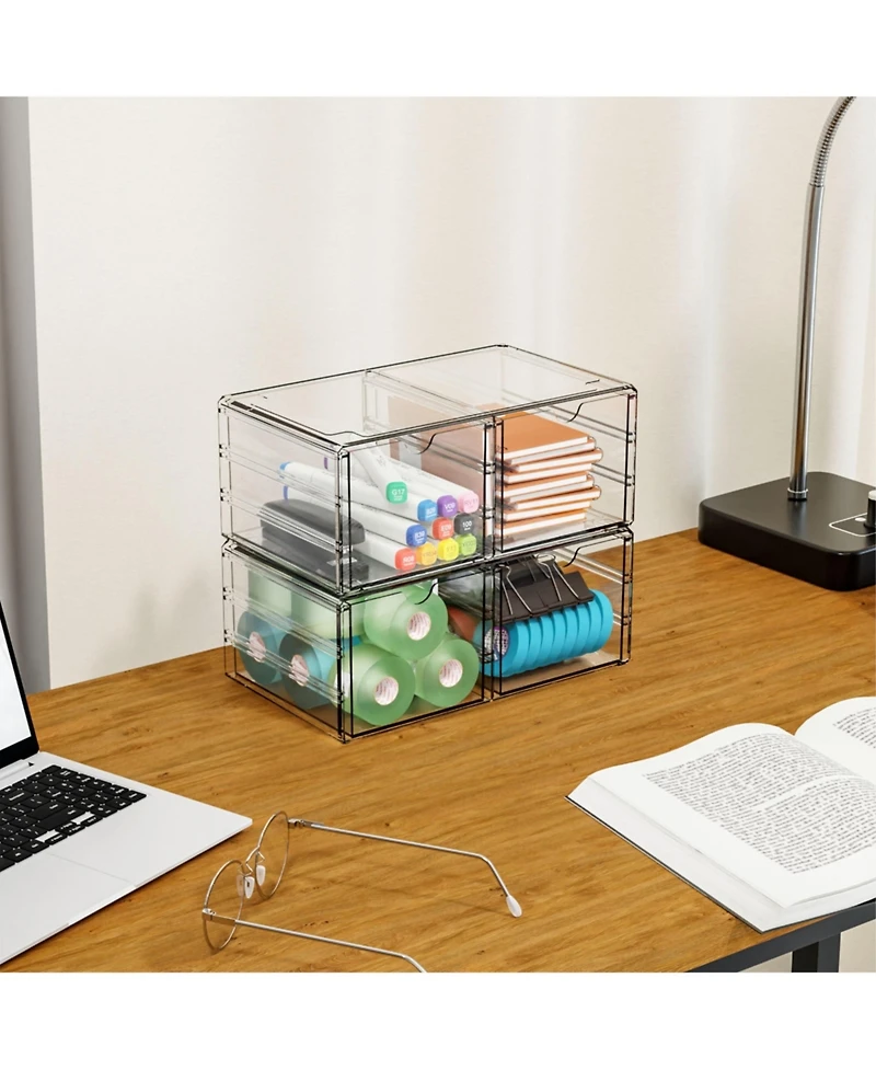 Xdovet Stordrawers Desk Organizers Makeup Office Supplies