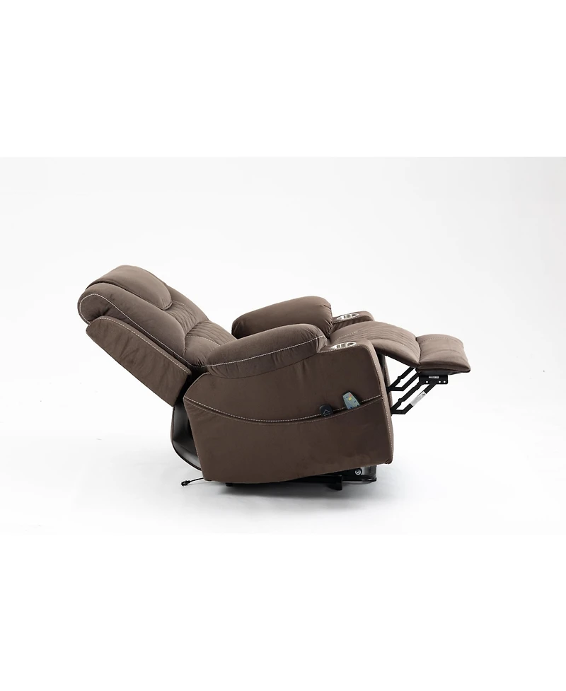 Clihome Lounge chair lift chair relax sofa chair sitting room furniture sitting room power supply elderly electric lounge chair