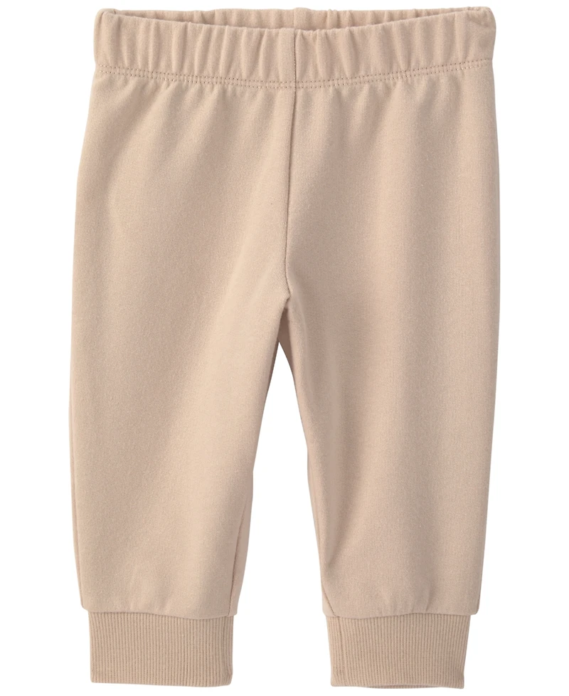 Carter's Boys' Bear Teddy Fleece Layering Long-Sleeve Bodysuit, Vest and Pants, 3-Piece Set