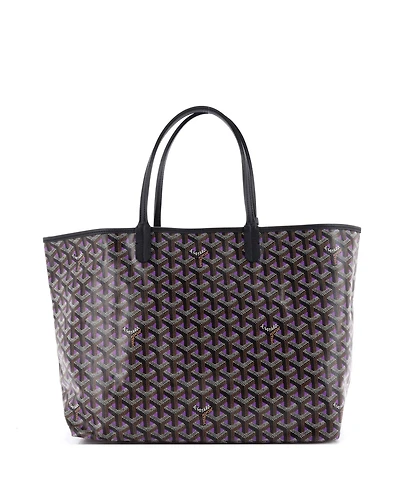 Pre-Owned Goyard Pm Saint Louis Tote Claire Voie Coated Canvas