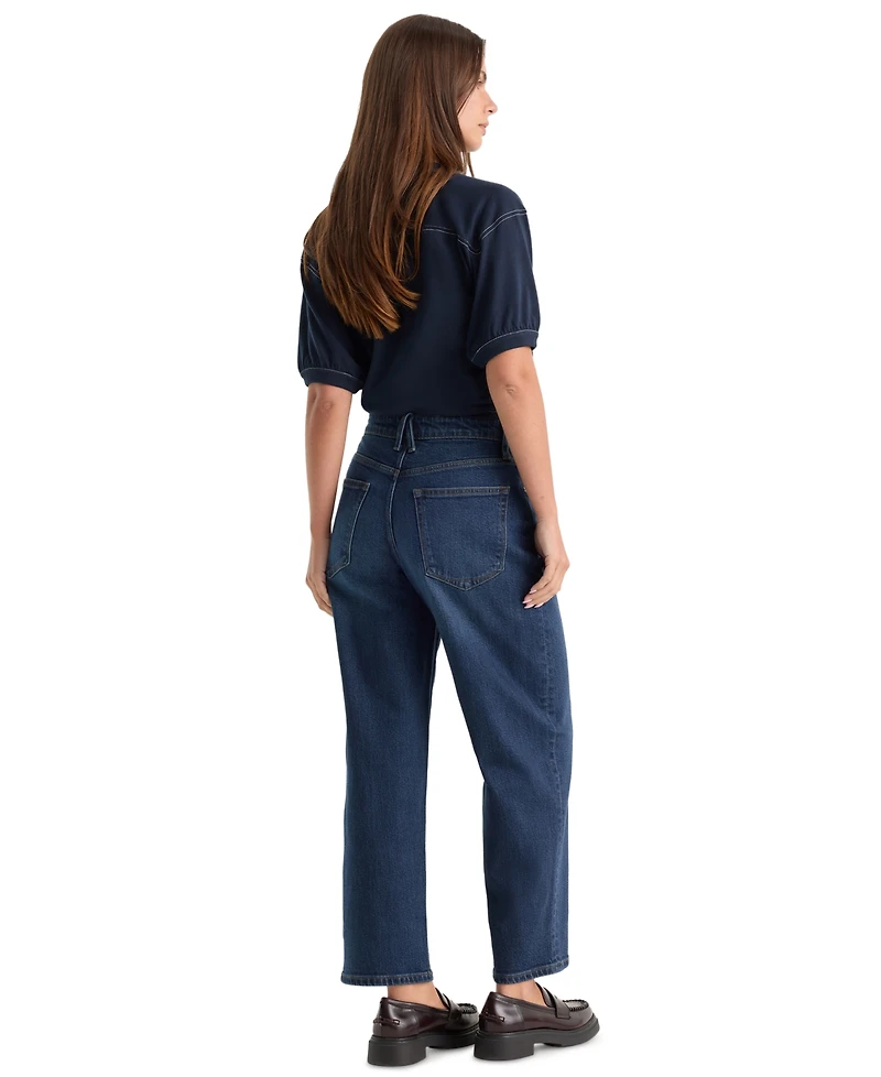 Good American Women's Vintage Curved Barrel Ankle Jeans