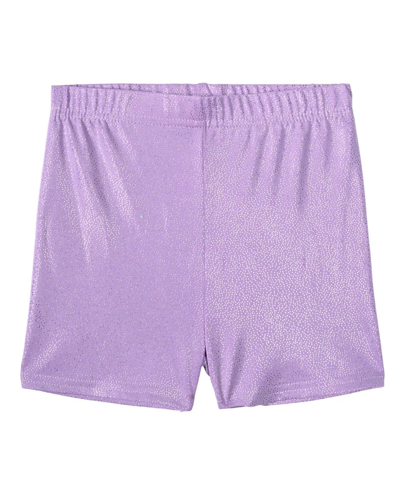 Frozen Queen Elsa Girls 5-8 Gymnastics Leotard and Shorts Set
