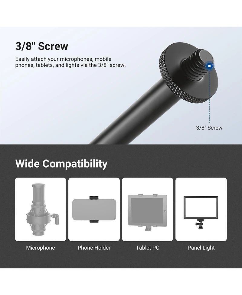 Neewer MS041 Photography Light Stand with 3.3 lb