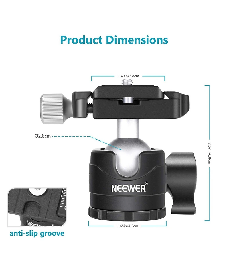 Neewer Camera Tripod with 6.6LB, 5kg