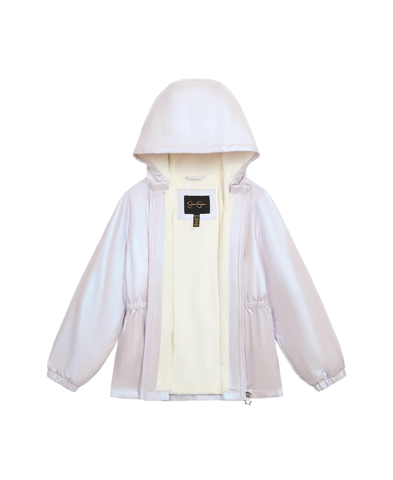 Jessica Simpson Girls 7-16 Foil Midweight Anorak