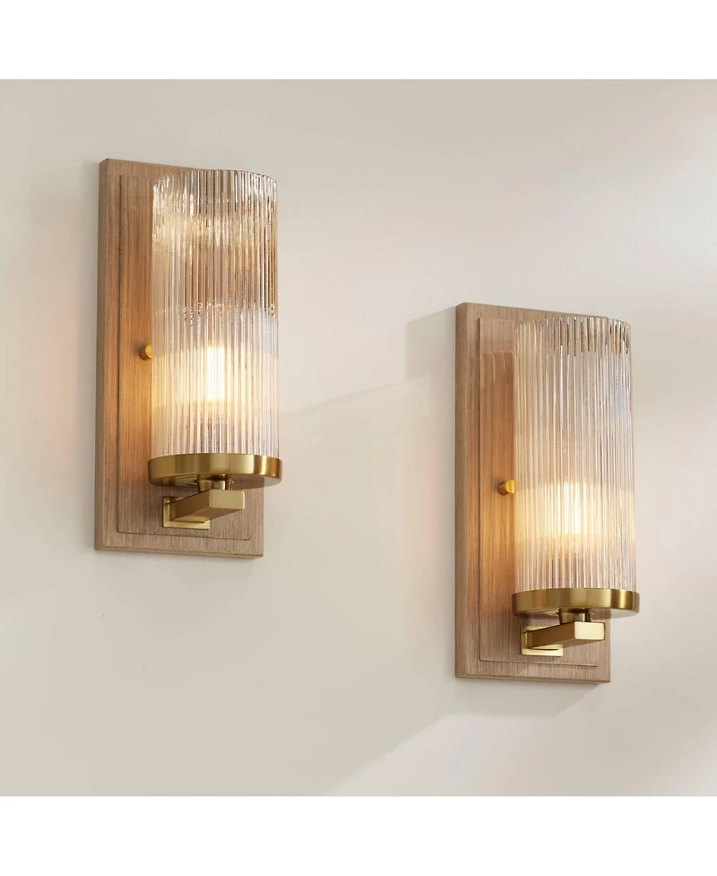 Stiffel Palais 12 1/2" High Wall Sconce Set of 2