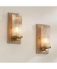 Stiffel Palais 12 1/2" High Wall Sconce Set of 2