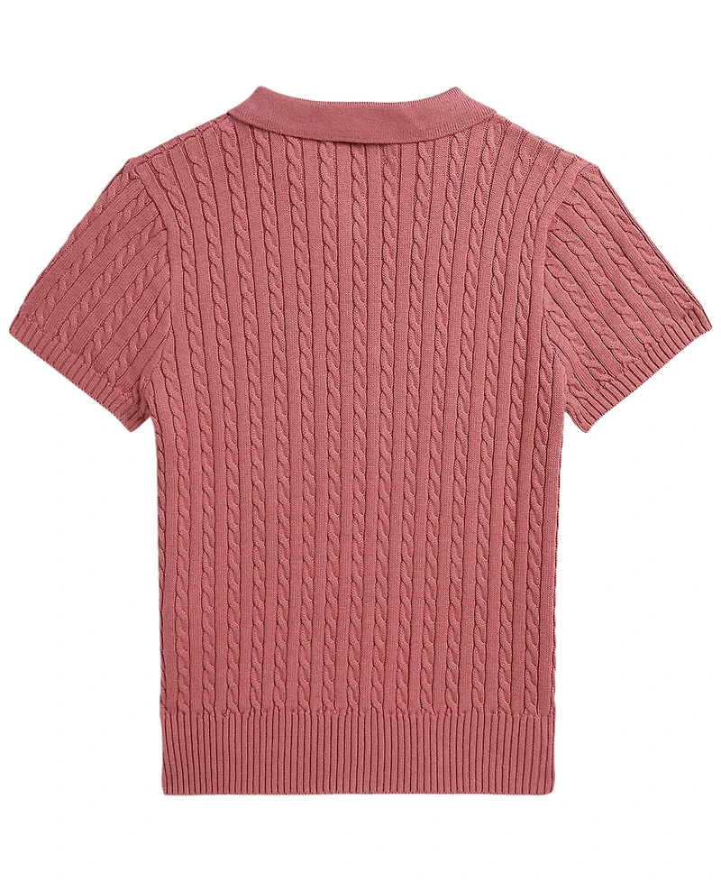 Polo Ralph Lauren Girls' 7-16 Short-Sleeve Sweater