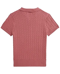 Polo Ralph Lauren Girls' 7-16 Short-Sleeve Sweater