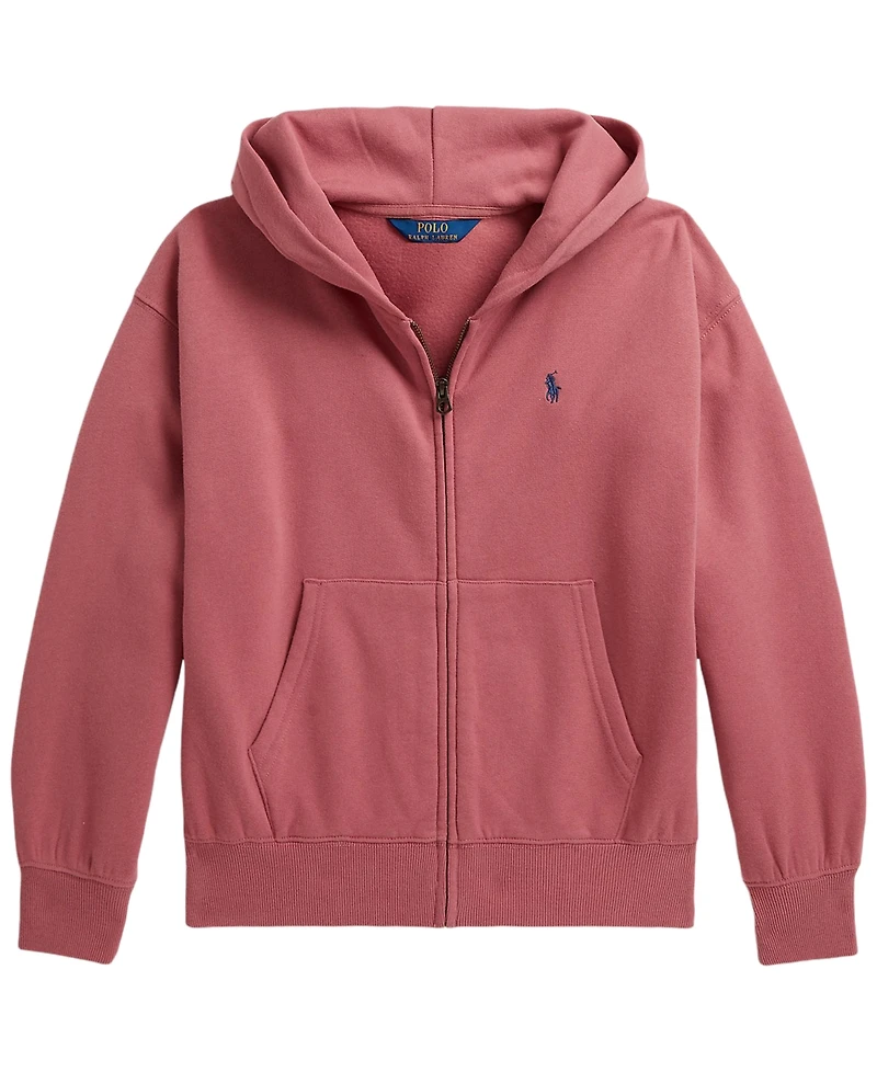 Polo Ralph Lauren Girls' 7-16 Long-Sleeve Full-Zip Hoodie