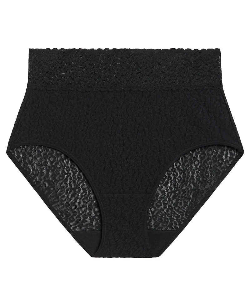 Wacoal Women's High Bar Stretch Lace Full Coverage Brief Panties