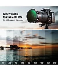 Neewer ND2-ND400 Camera Lens Accessory with ND2, ND400
