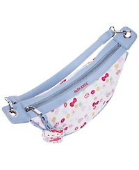 Sanrio Hello Kitty Floral Print Top Zip Shoulder Bag